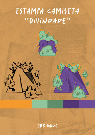 Estampa camiseta ''Divindade''